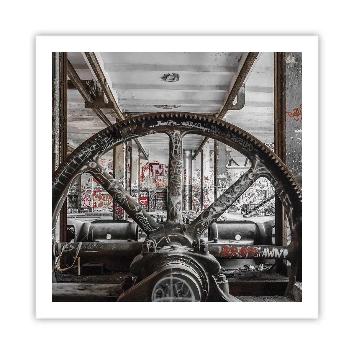 Pôster - A vida secreta da fábrica - 60x60 cm