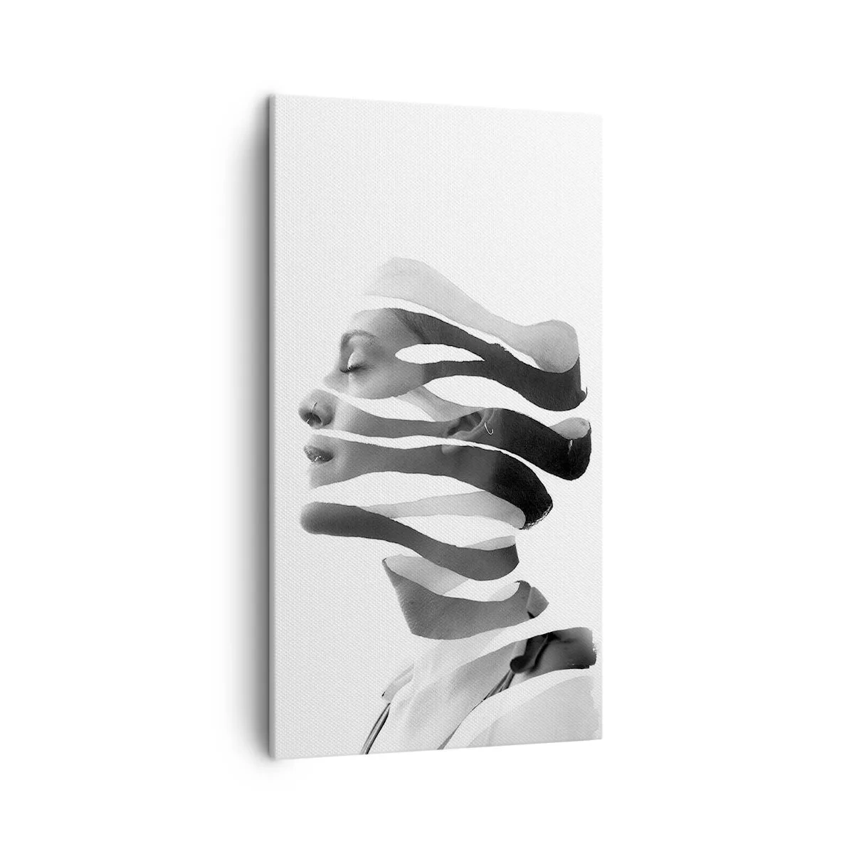 Quadro em tela - Retrato surrealista - 45x80 cm