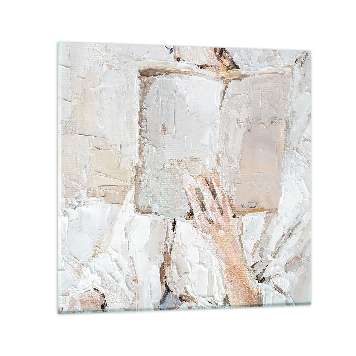 Quadro em vidro - Em outro mundo - 30x30 cm