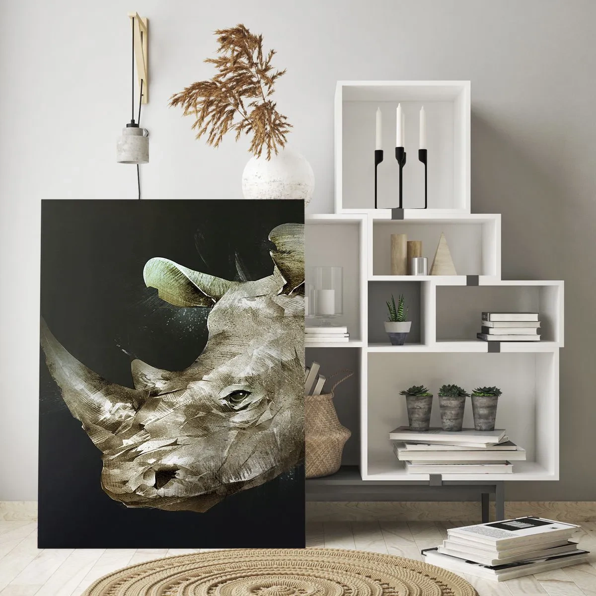 Quadro em vidro - Uma força verdadeiramente masculina - 50x70 cm