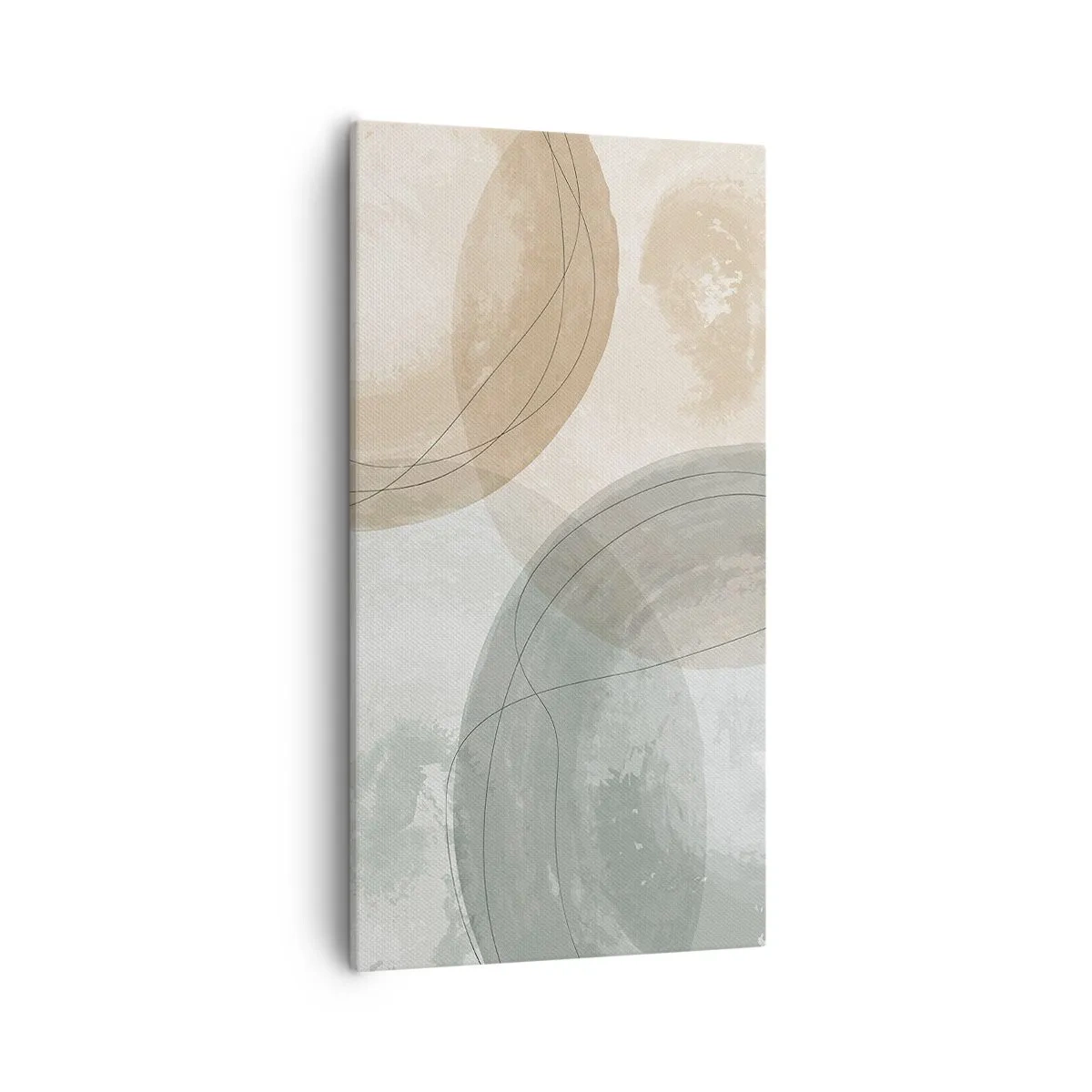 Quadro em tela - Difusão de Mundos - 55x100 cm