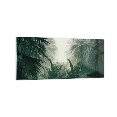 Quadro em vidro - Mistério tropical - 120x50 cm