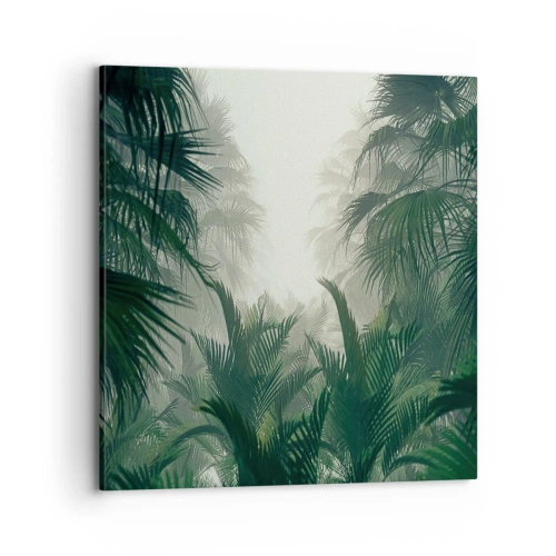 Quadro em tela - Mistério tropical - 70x70 cm
