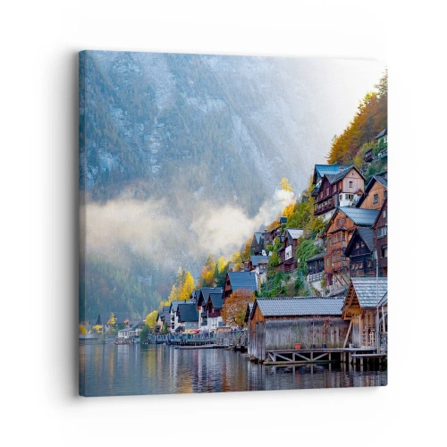 Quadro em tela - Atmosfera alpina - 30x30 cm