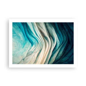 Pôster - Insaciabilidade azul - 70x50 cm