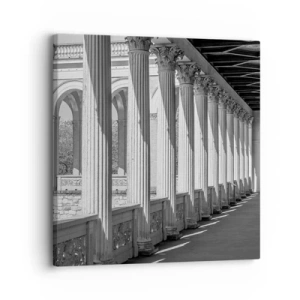 Quadro em tela - Arcada ensolarada - 30x30 cm