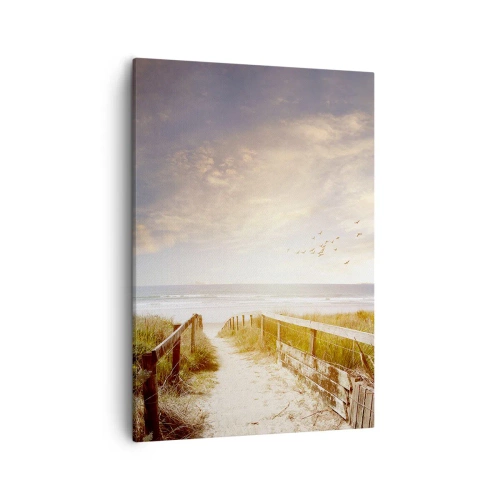 Quadro em tela - Espaço de paz - 50x70 cm