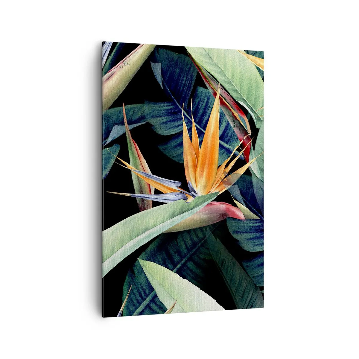 Quadro em tela - Flores ardentes dos trópicos - 80x120 cm