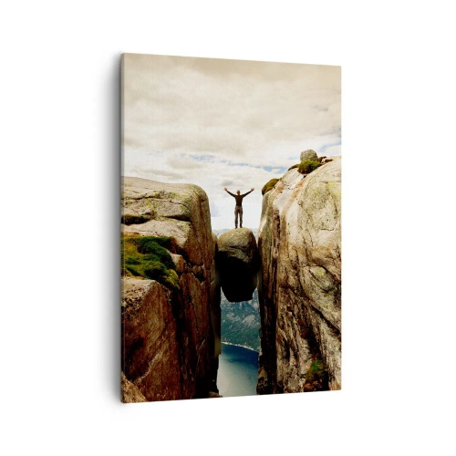 Quadro em tela - Como me sinto?! - 50x70 cm