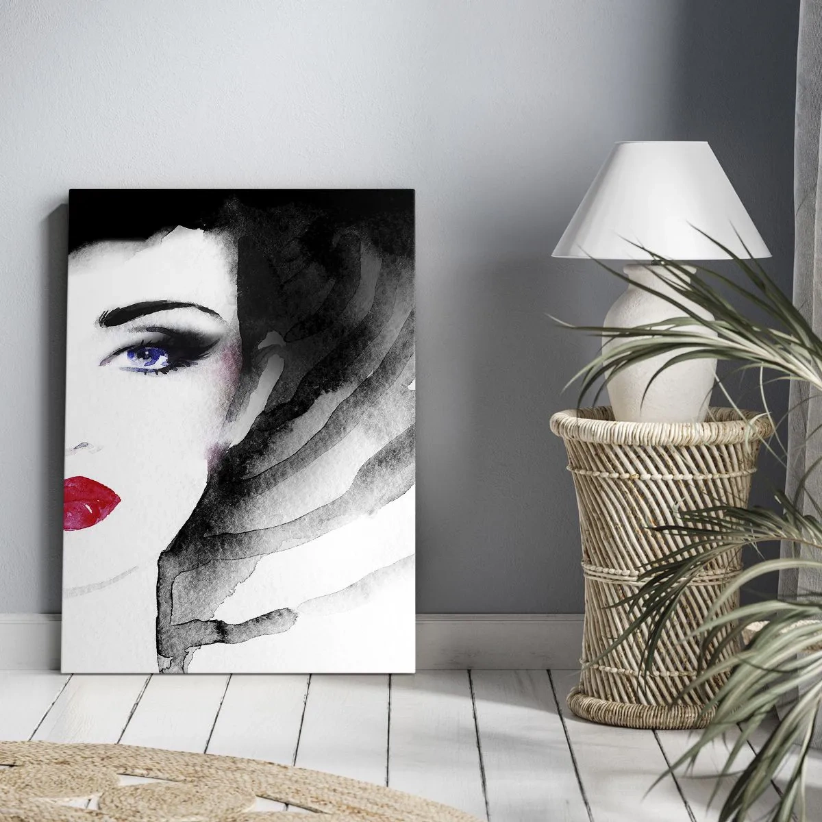 Quadro em tela - Repulsa e convoca - 65x120 cm