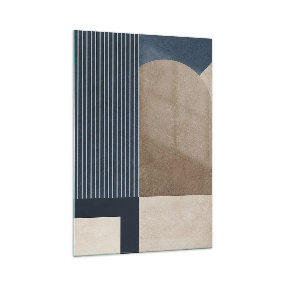 Quadro em vidro - Uma composição de simplicidade e redondeza - 70x100 cm