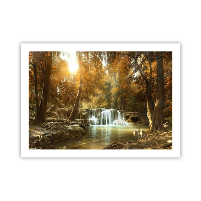 Pôster - A cascata do parque - 70x50 cm