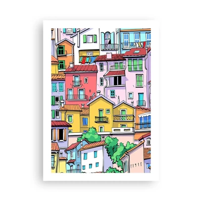 Pôster - Cidade divertida - 50x70 cm