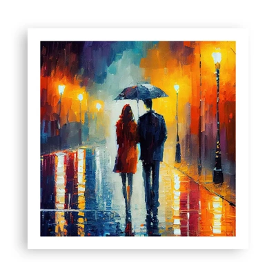 Pôster - Juntos – uma noite colorida - 60x60 cm