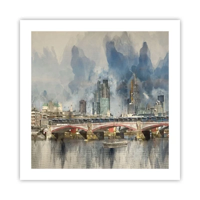 Pôster - Londres em toda a sua glória - 50x50 cm