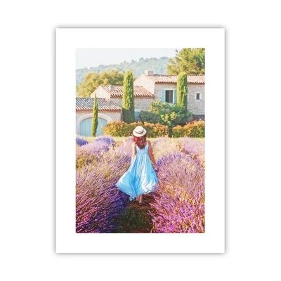 Pôster - Menina Lavanda - 30x40 cm