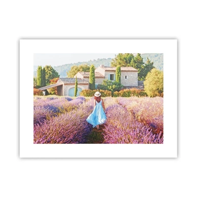 Pôster - Menina Lavanda - 40x30 cm