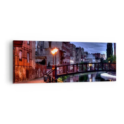 Quadro em tela - A desconhecida Bydgoszcz - 140x50 cm