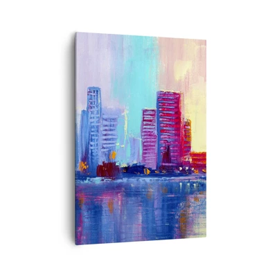 Quadro em tela - Banhada em cores - 70x100 cm