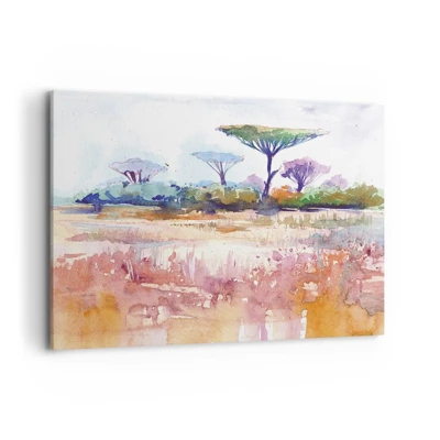 Quadro em tela - Cores da savana - 120x80 cm