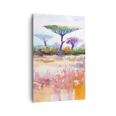 Quadro em tela - Cores da savana - 80x120 cm