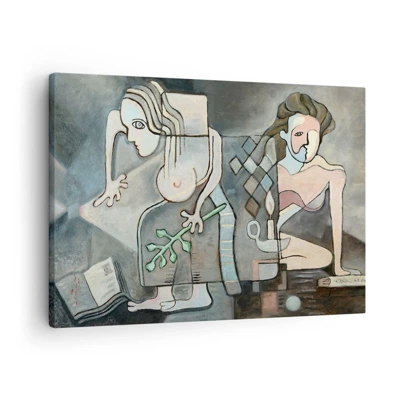 Quadro em tela - Mosaico de alma e matéria - 70x50 cm