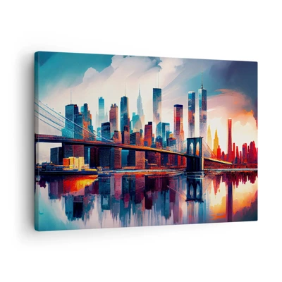 Quadro em tela - Nova York dos sonhos - 70x50 cm