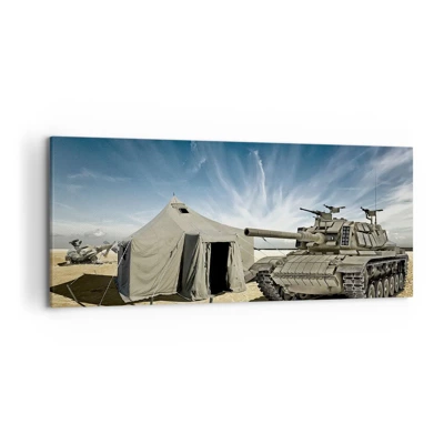 Quadro em tela - Sonho militar - 120x50 cm