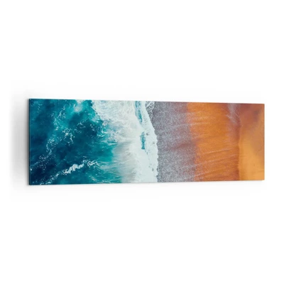 Quadro em tela - Toque do oceano - 160x50 cm