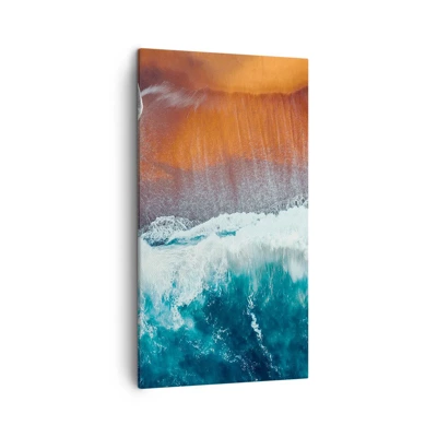 Quadro em tela - Toque do oceano - 45x80 cm