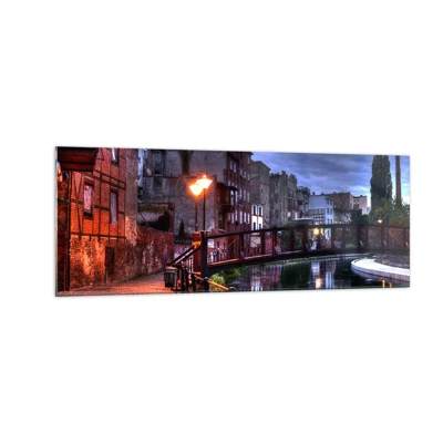 Quadro em vidro - A desconhecida Bydgoszcz - 140x50 cm