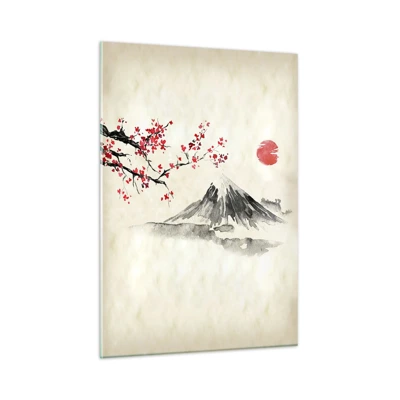 Quadro em vidro - Ame o Japão - 50x70 cm