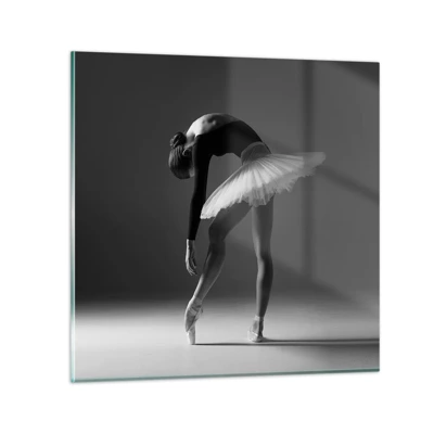 Quadro em vidro - Bella balerina - 70x70 cm