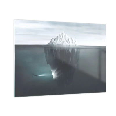 Quadro em vidro - Mistério subaquático - 70x50 cm