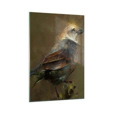 Quadro em vidro - Pardal, pequeno passarinho - 80x120 cm