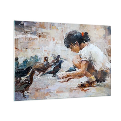 Quadro em vidro - Pequenos e queridos - 100x70 cm