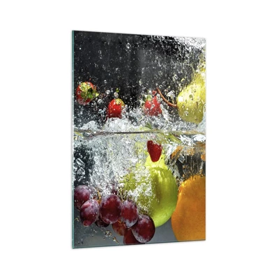 Quadro em vidro - Refresco de frutas - 70x100 cm