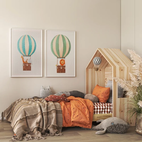 Balloon flight - Inspiração para um quarto infantil