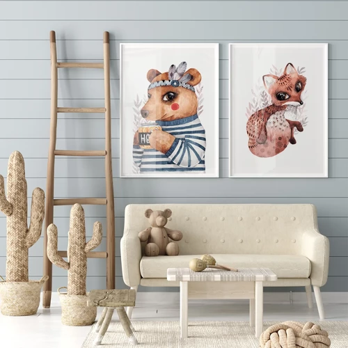 Funny animals - Inspiração para um quarto infantil