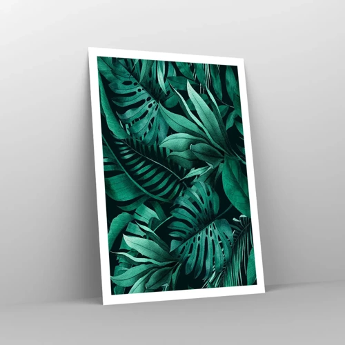 Pôster - A profundidade da vegetação tropical - 70x100 cm