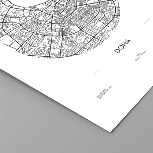 Pôster - Anatomia de Doha - 70x100 cm