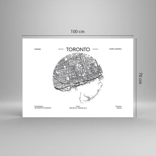 Pôster - Anatomia de Toronto - 100x70 cm