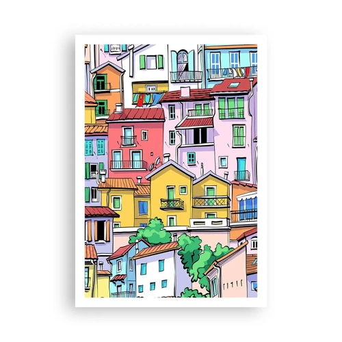 Pôster - Cidade divertida - 70x100 cm