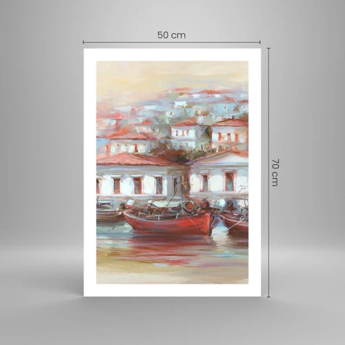 Pôster - Cidade feliz - 50x70 cm