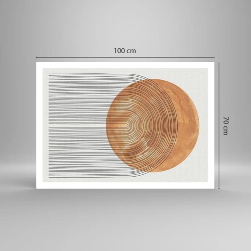 Pôster - Composição solar - 100x70 cm