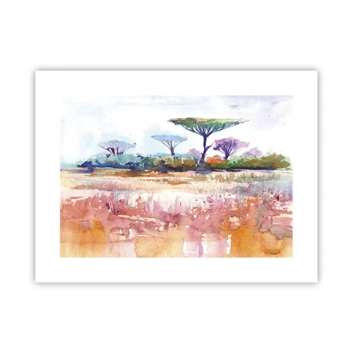 Pôster - Cores da savana - 40x30 cm