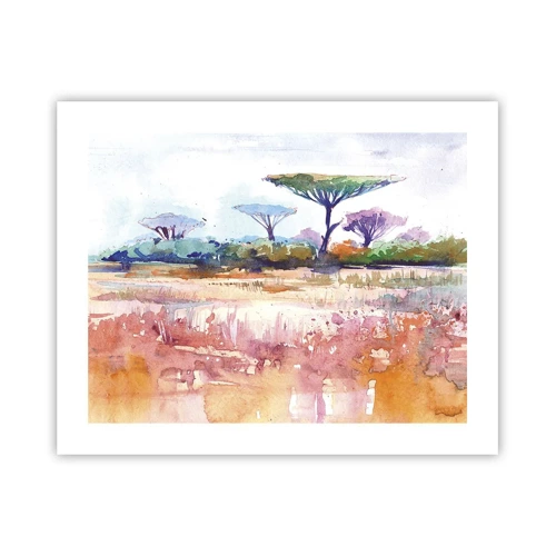 Pôster - Cores da savana - 50x40 cm