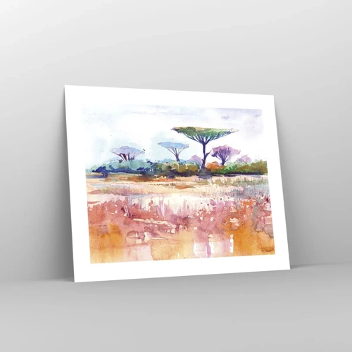 Pôster - Cores da savana - 50x40 cm