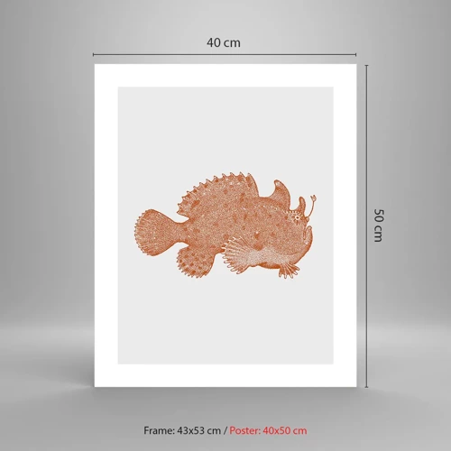 Pôster - E era um peixe - 40x50 cm