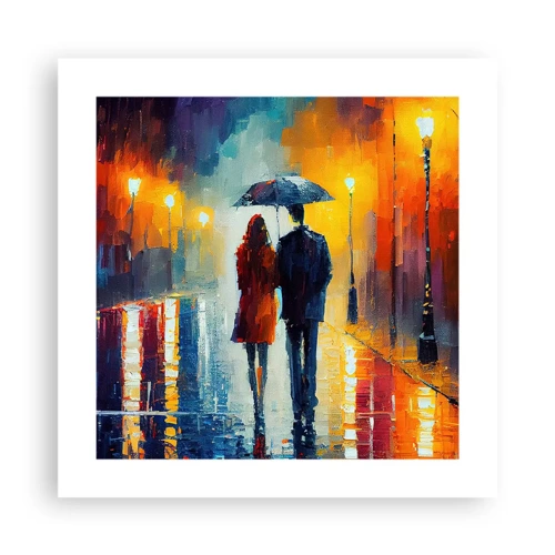 Pôster - Juntos – uma noite colorida - 40x40 cm